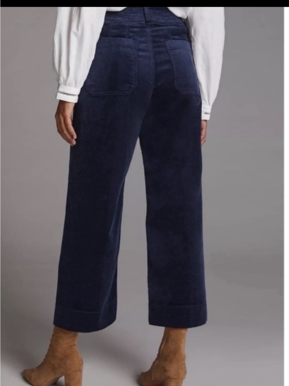 Anthropologie Maeve Wide Leg Collette Corduroy Pants | Size 30 - Picture 2 of 10